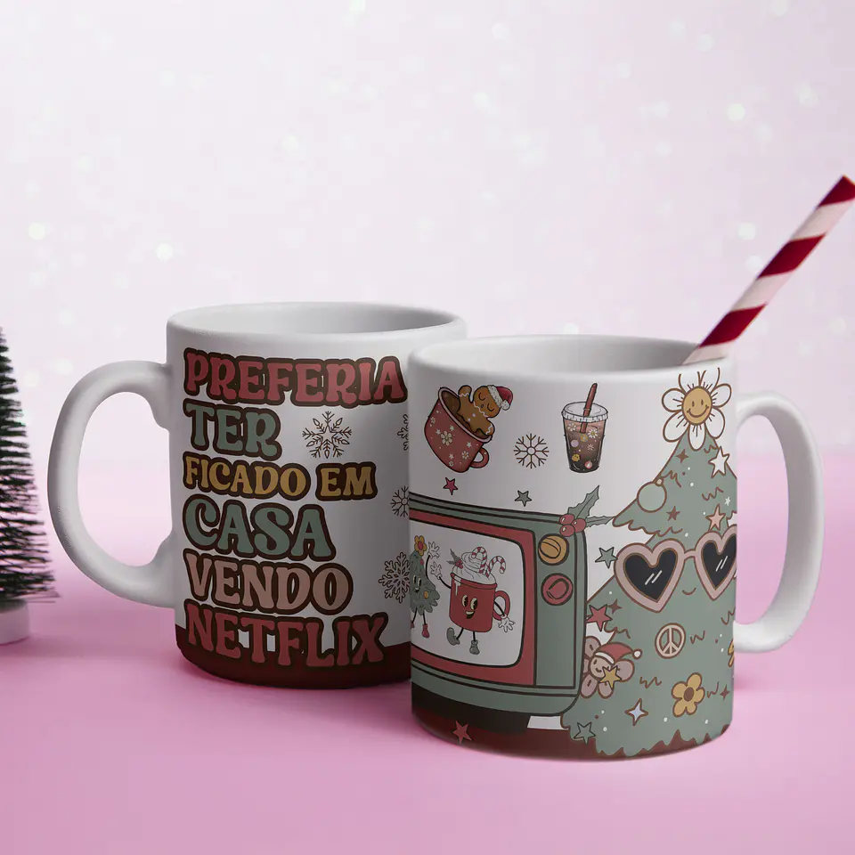 5 Artes para Caneca Natal Frases Arquivo Editável  5