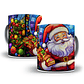 8 Artes para Caneca Papai Noel Arquivo em Jpg - Thumbnail 3