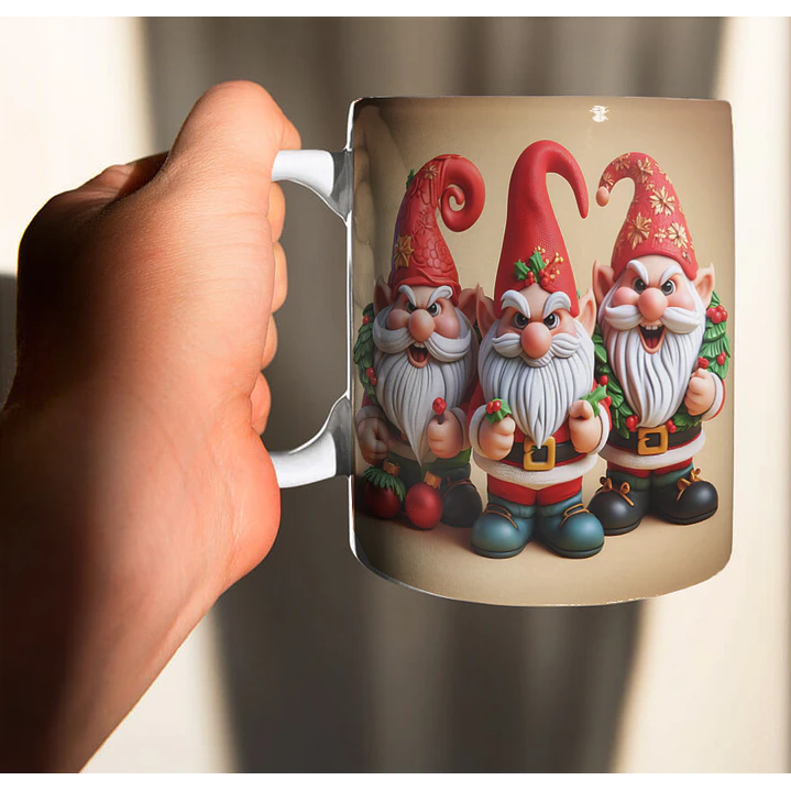 10 Artes para Caneca Natal Duendes Arquivo em Jpg  5
