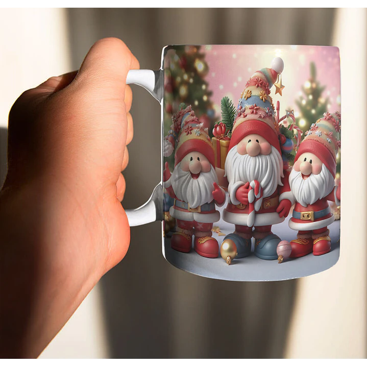 10 Artes para Caneca Natal Duendes Arquivo em Jpg  6