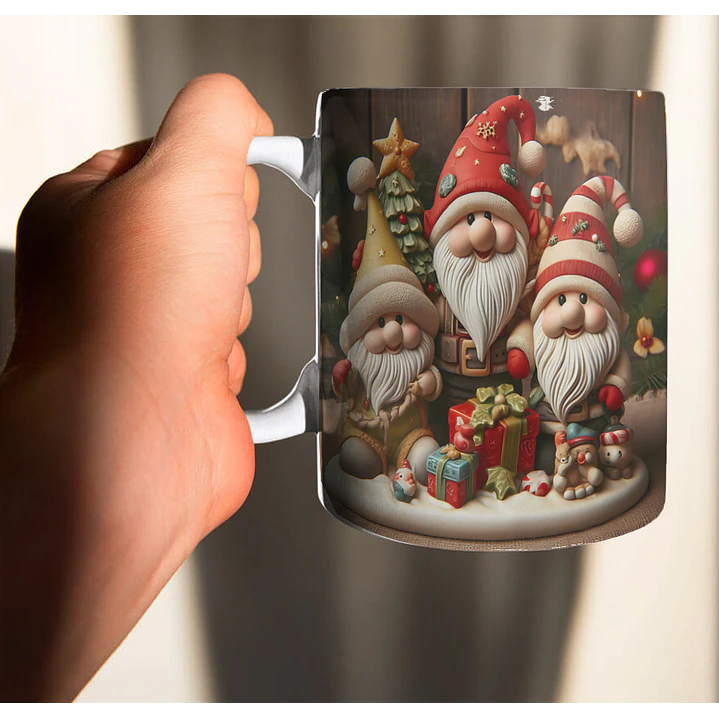 10 Artes para Caneca Natal Duendes Arquivo em Jpg  2