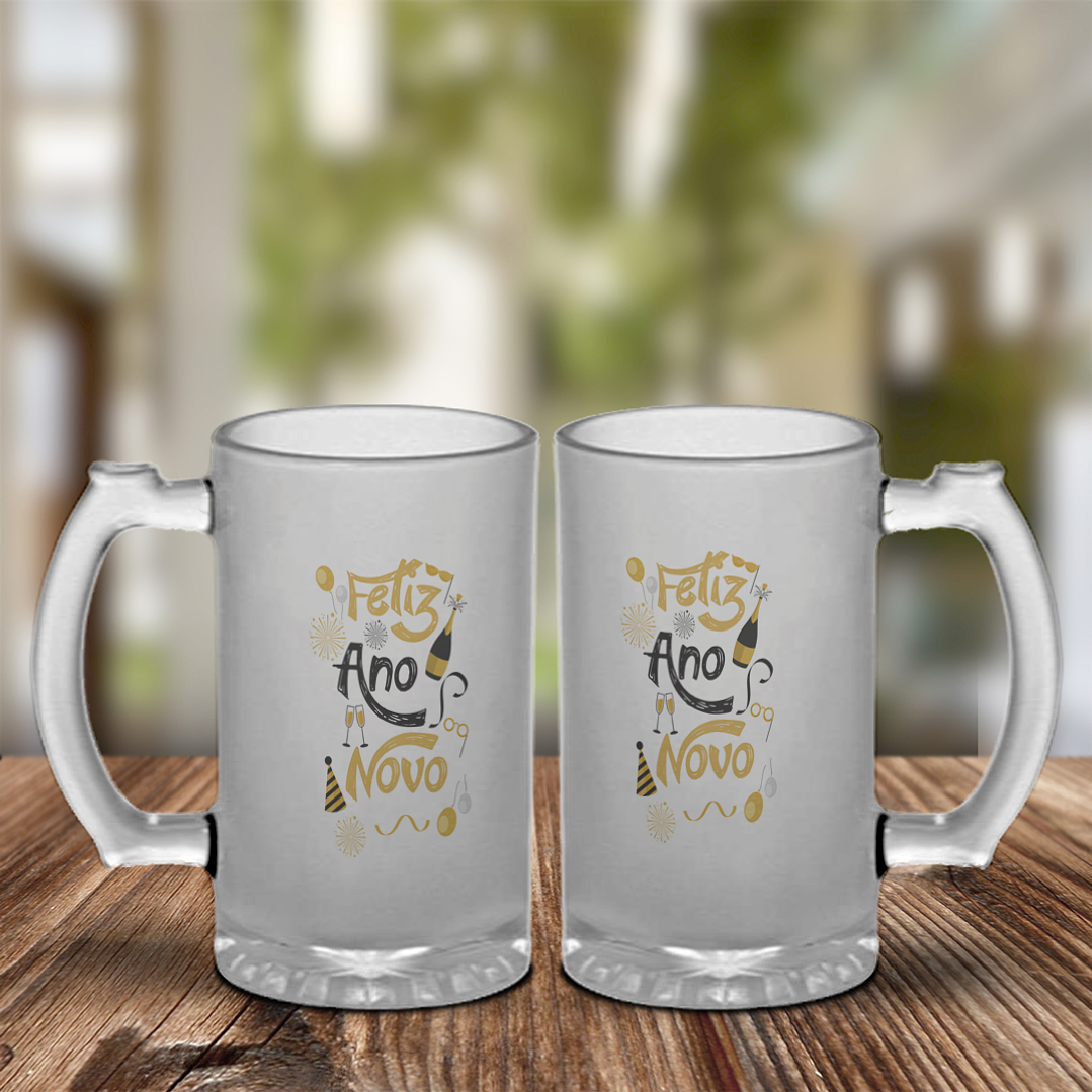 11 Artes para Copo Chopp Ano Novo 2024 Arquivo Editável  2