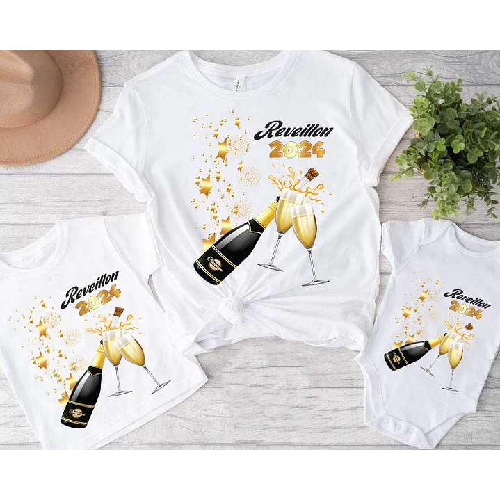 18 Artes para Camisa e Caneca Ano Novo 2024 Arquivo Editável   2