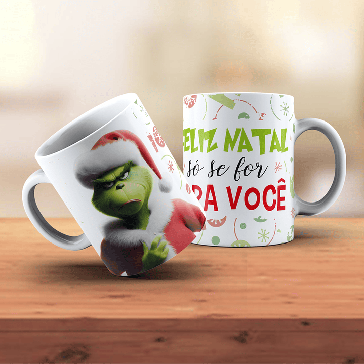 18 Artes para Caneca Grinch Natal Arquivo em Jpg 4