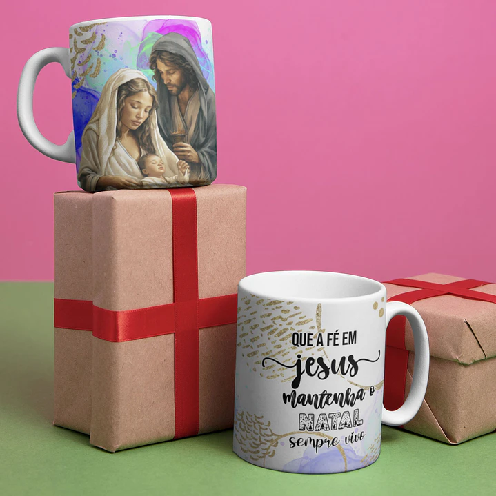 19 Artes para Caneca e Camisa Natal Arquivo Editável 6