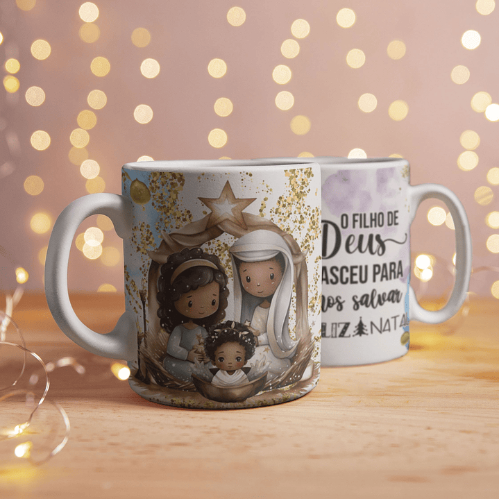 19 Artes para Caneca e Camisa Natal Arquivo Editável 11