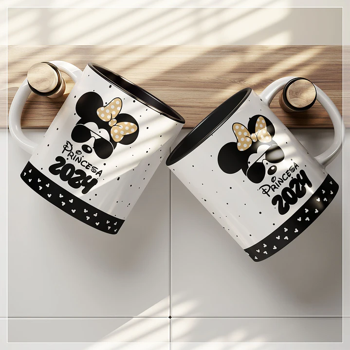 21 Artes para Caneca e Camisa Disney Ano Novo 2024 Arquivo em Png 6