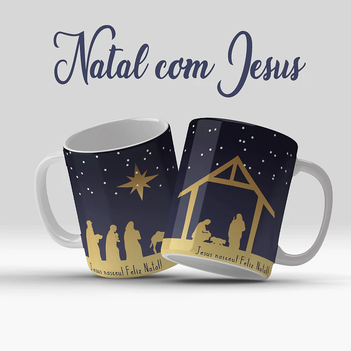 23 Artes para Caneca Natal Arquivo Editável  9