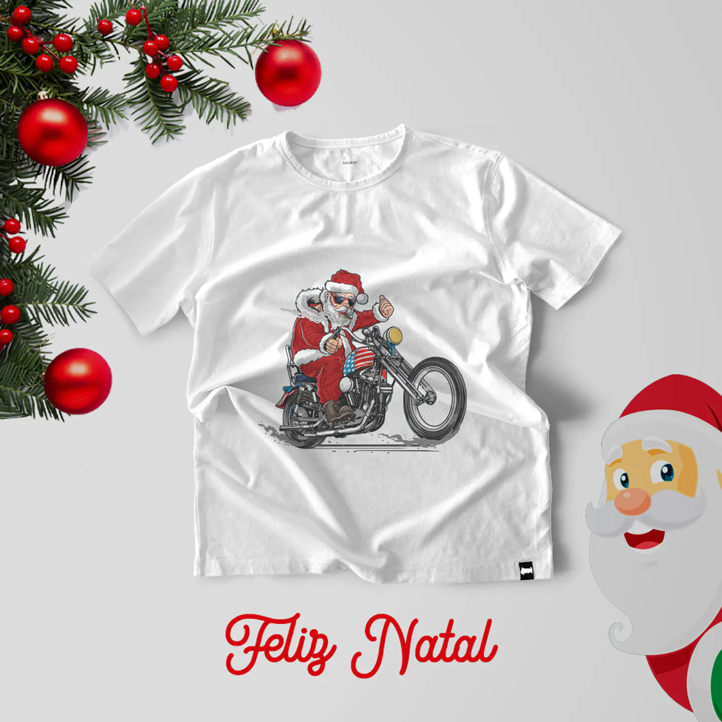 30 Artes para Camisa Papai Noel Natal Arquivo Editável  7