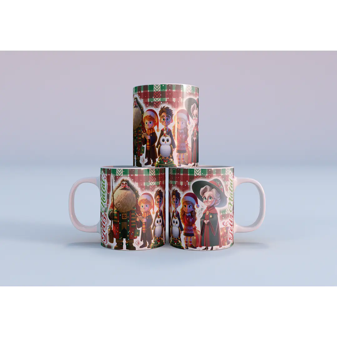 37 Artes para Caneca Natal Personagens Arquivo em Jpg 9