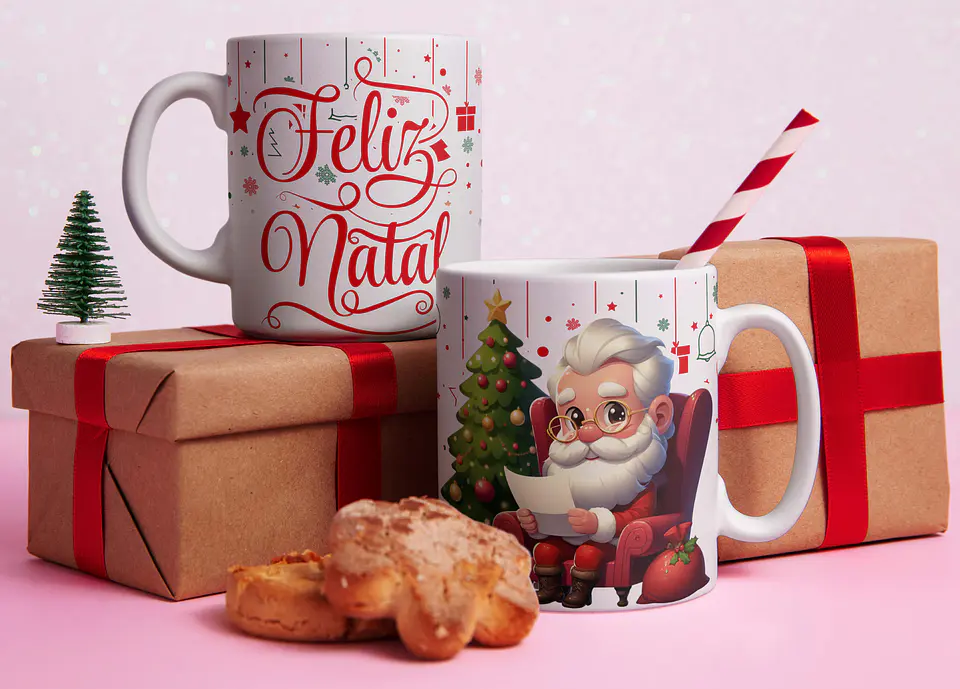 41 Artes para Caneca Natal Arquivo em Jpg  2