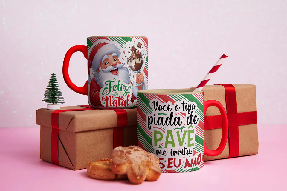 41 Artes para Caneca Natal Arquivo em Jpg  1