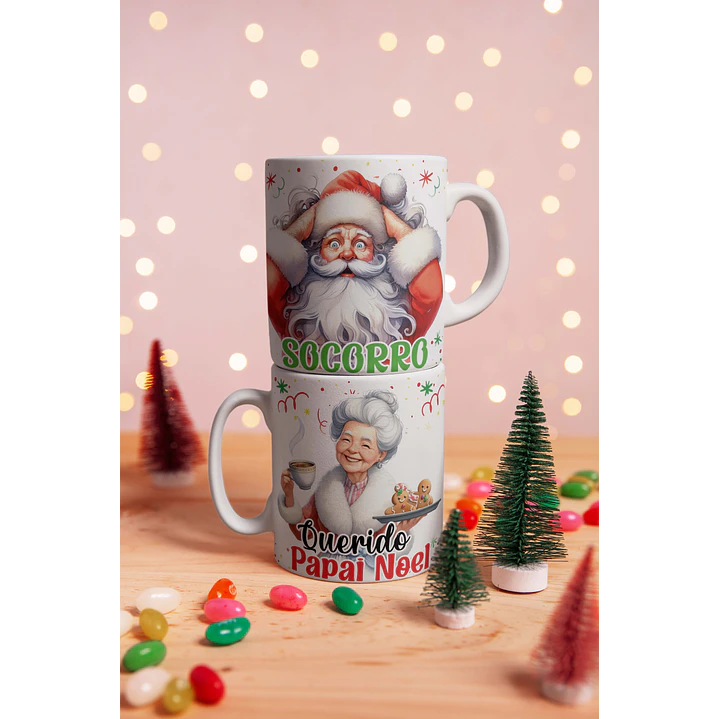 41 Artes para Caneca Natal Arquivo em Jpg  4
