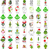 Kit Digital Grinch Natalino Completo Arquivos em Png  