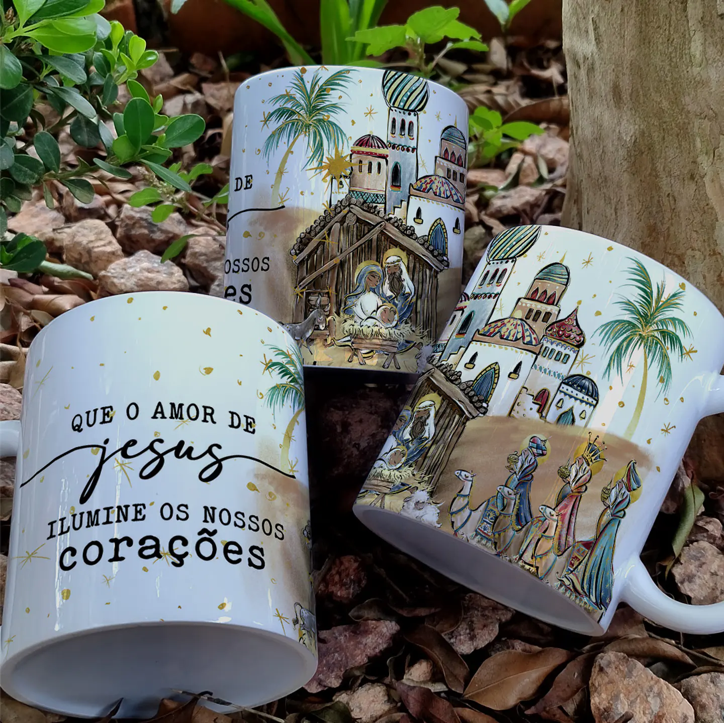 5 Artes para Caneca Natal Arquivo Editável  4