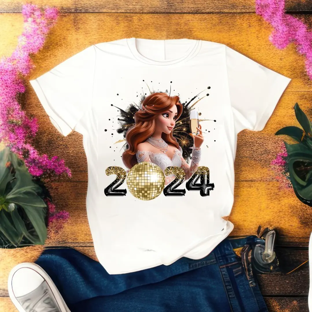 12 Artes para Camisa Mascotinhas Ano Novo 2024 Arquivo em Png 11