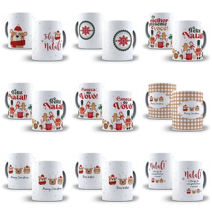 41 Artes para Caneca Natal Arquivo em Png  18