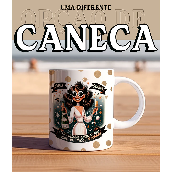34 Artes para Caneca Ano Novo 2024 em Jpg 5