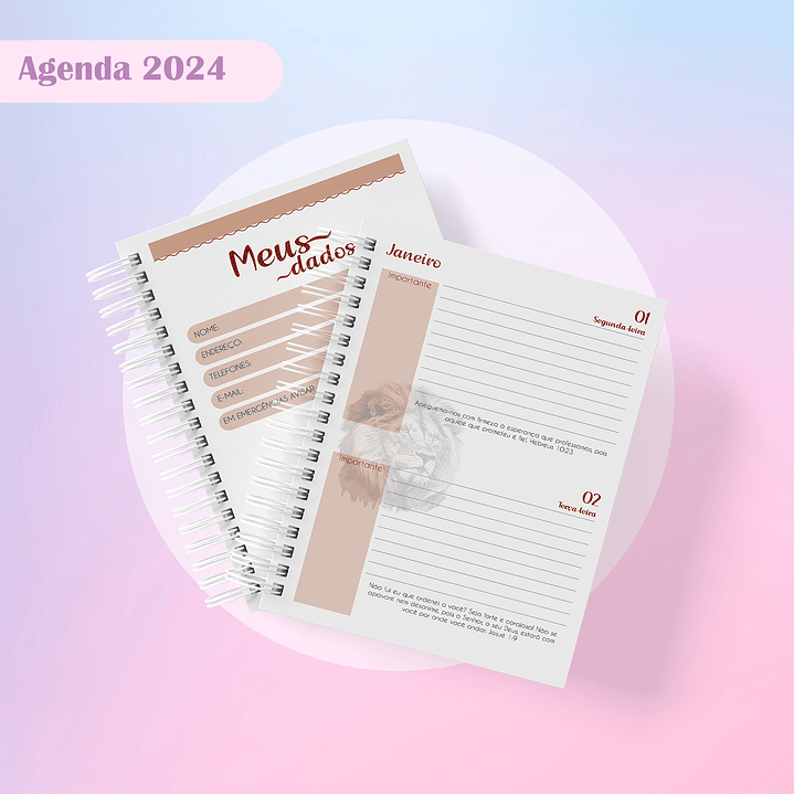 Arquivo Agenda Masculina e Feminina Cristã 2024 Arquivo em Pdf 12