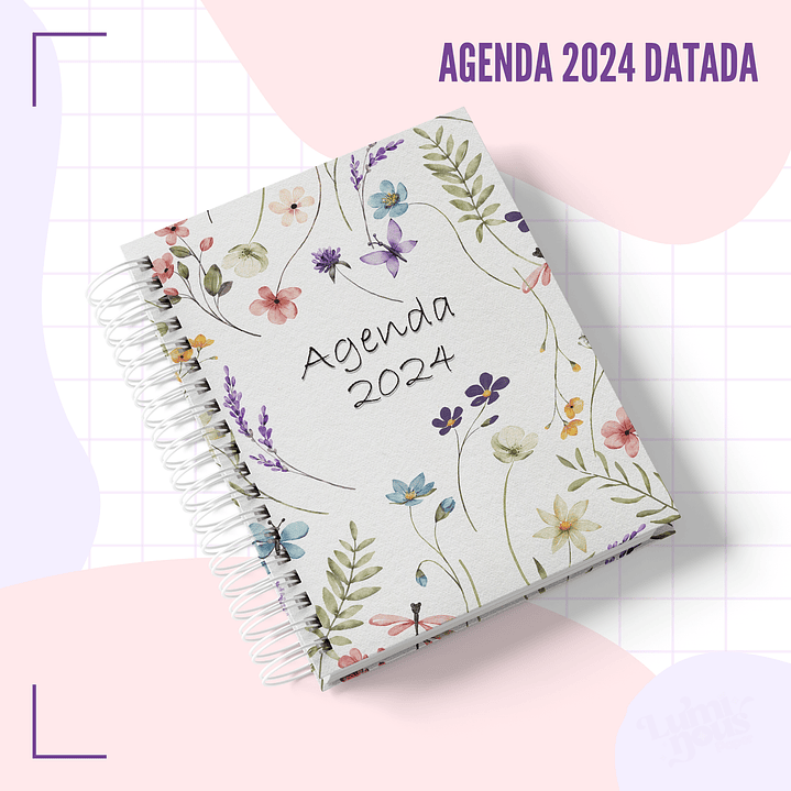 Arquivo Agenda Floral Datada 2024 Arquivo em Pdf  1