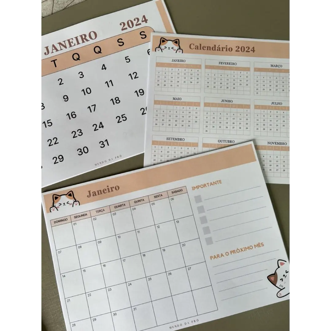 Arquivos Planner Floral Professoras 2024 Arquivos em Pdf 5