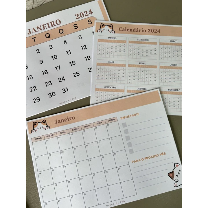Arquivos Planner Floral Professoras 2024 Arquivos em Pdf 5
