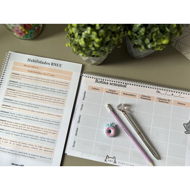 Arquivos Planner Floral Professoras 2024 Arquivos em Pdf 6