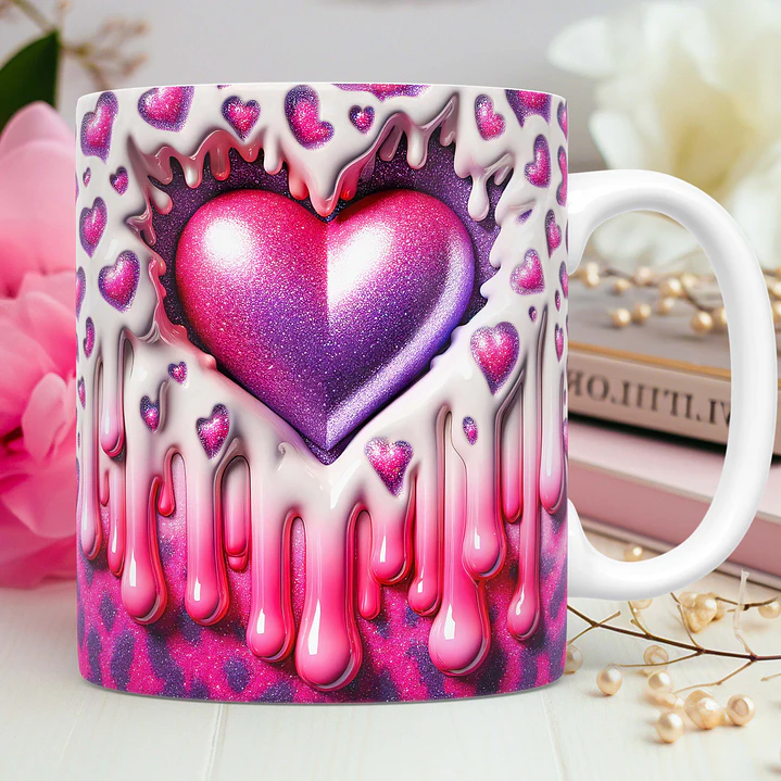30 Artes para Caneca Dia dos Namorados 3D Arquivos Png 6