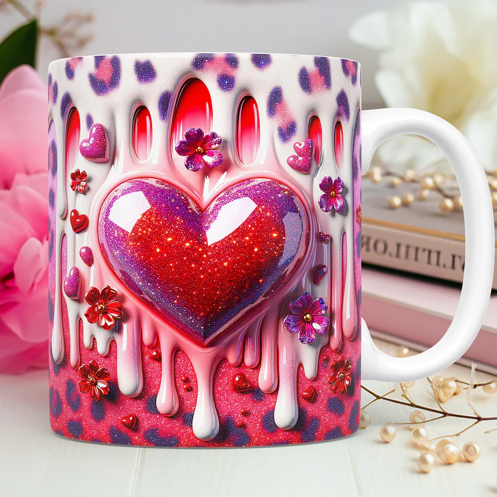 30 Artes para Caneca Dia dos Namorados 3D Arquivos Png 9