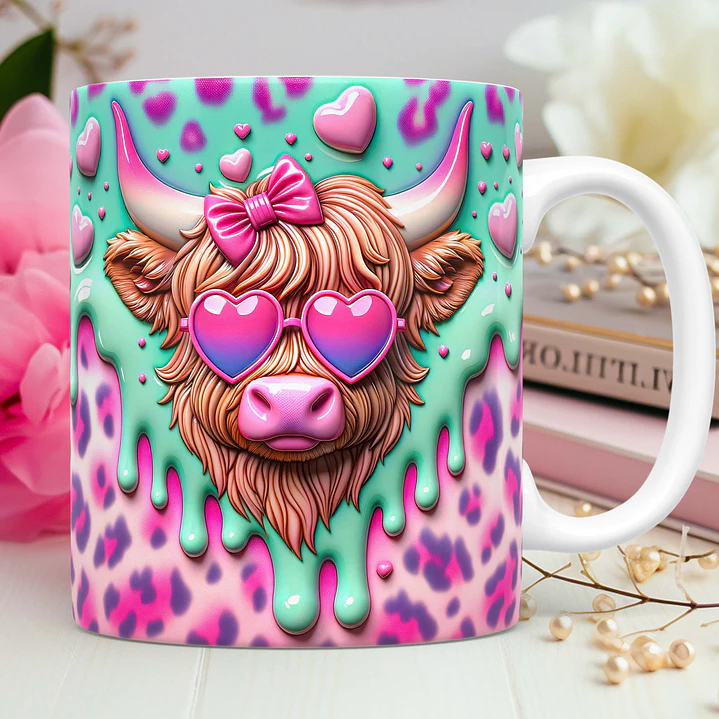 40 Artes para Caneca Dia dos Namorados 3D Vaquinha Love Arquivos Png 8
