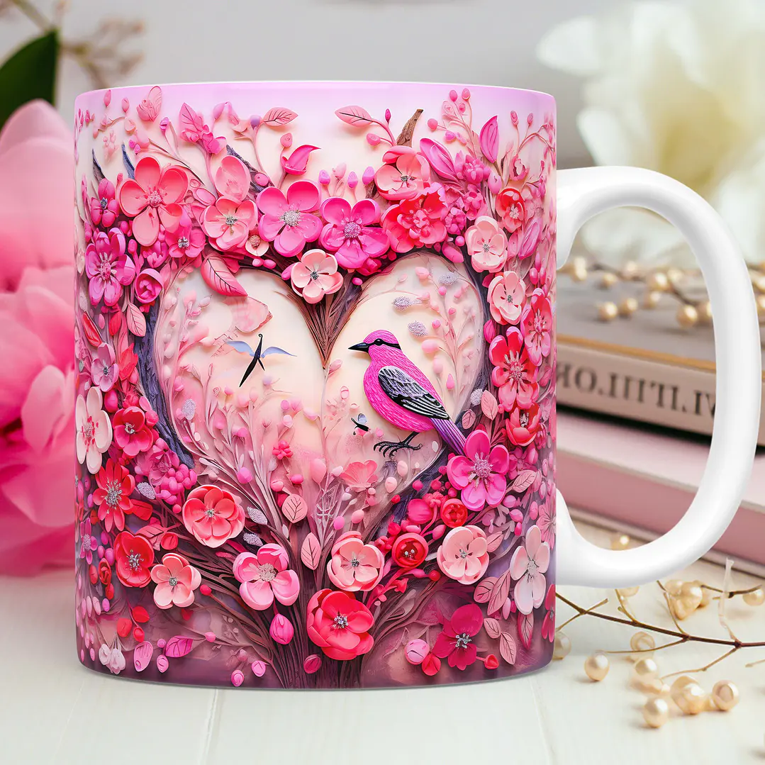 100 Artes para Caneca Dia dos Namorados 3D Arquivos Png 8