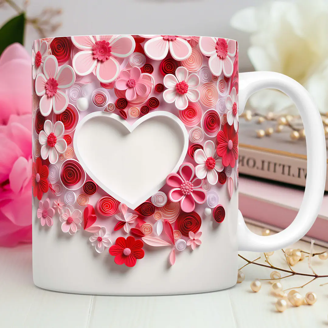 100 Artes para Caneca Dia dos Namorados 3D Arquivos Png 3