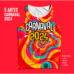 5 Artes Vetor Abadás Carnaval 2024 Arquivos Editável