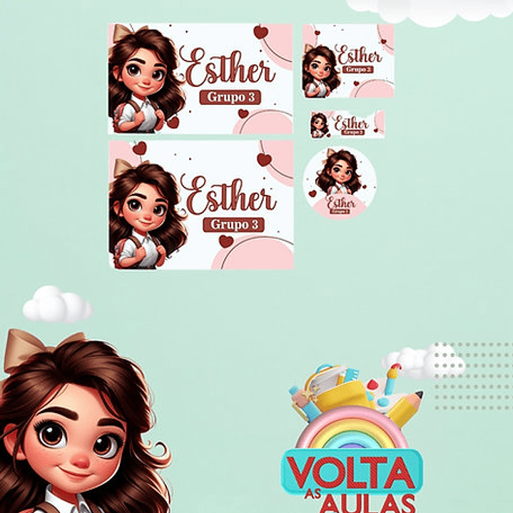 Arquivo Etiquetas Volta as Aulas em Pdf  6