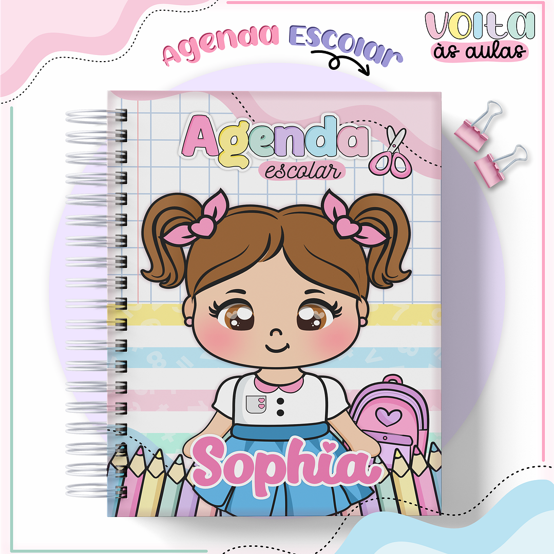 Arquivos para Sublimação Volta as aulas Menina e Menino Completo 2024 em Pdf 5