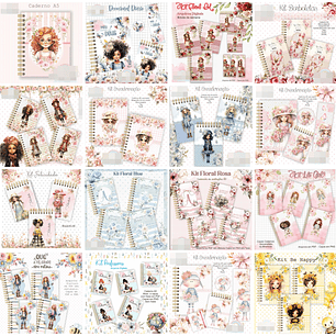 Arquivo para Encadernação Caderno e Agendas 2024 Volta as aulas em Pdf