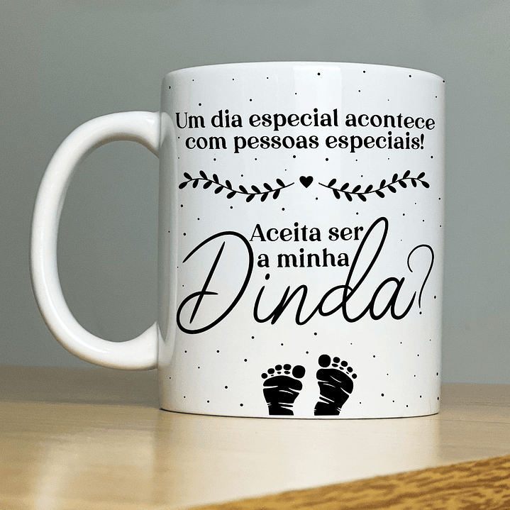13 Artes para Caneca Dindo e Dinda Padrinhos em Jpg  13