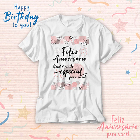 14 Artes para Camisa Fleiz Aniversário Arquivo Editavél