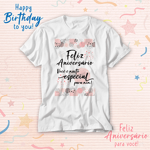 14 Artes para Camisa Fleiz Aniversário Arquivo Editavél