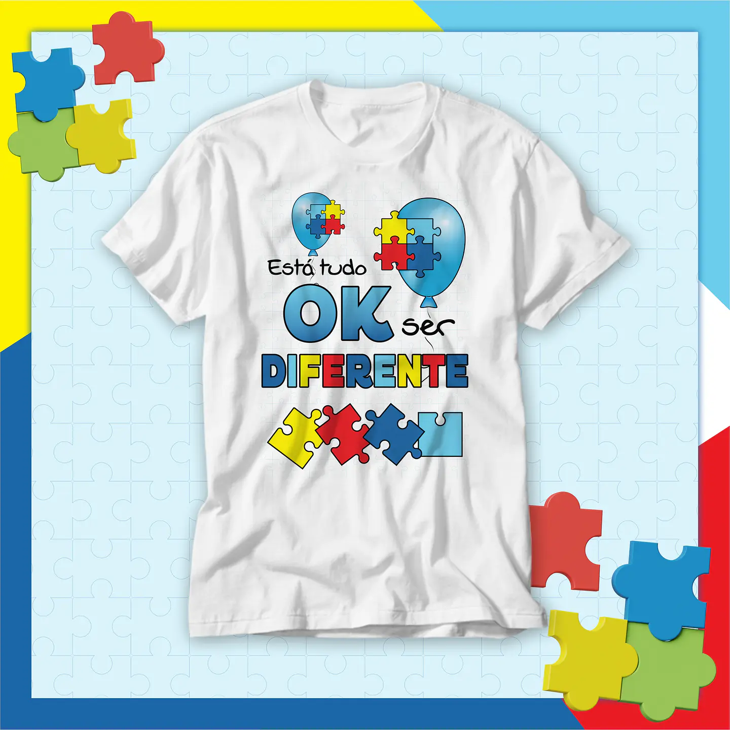 20 Artes para Camisa Autismo Arquivo Editavél  4