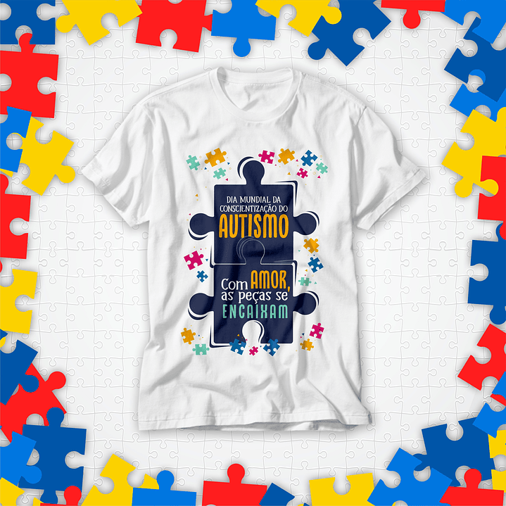 20 Artes para Camisa Autismo Arquivo Editavél  7