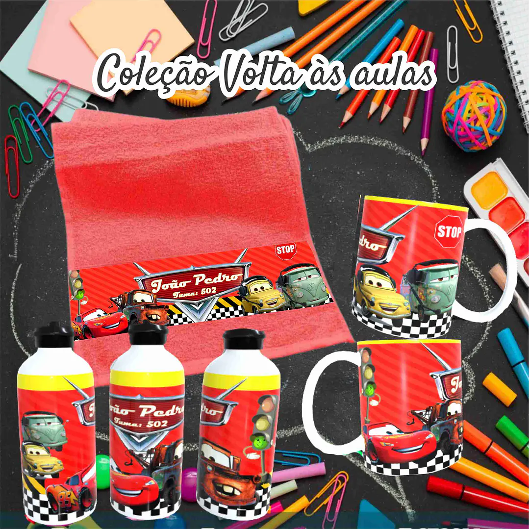 78 Artes para Caneca, Toalinha e Squezee Personagens Disney Volta as Aulas Arquivo Editavél  11