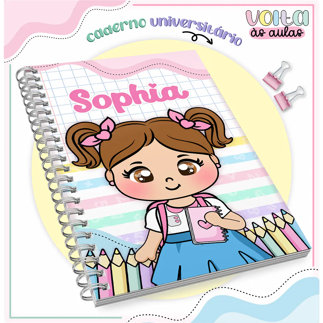 Arquivo para Encadernação e Sublimação Aluninhas em Pdf 10