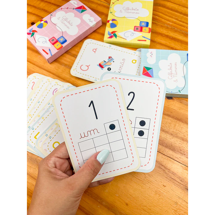 Arquivo para Card Letras e Numeros em Pdf 2
