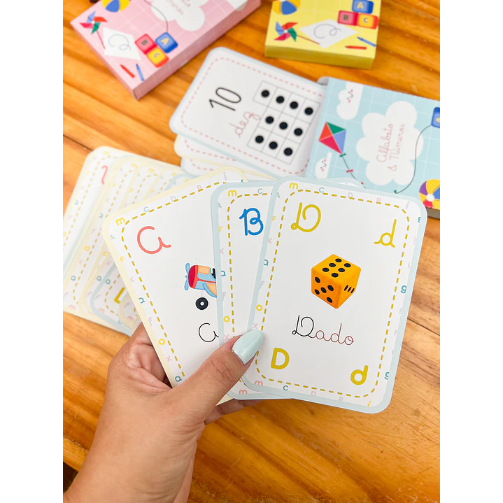 Arquivo para Card Letras e Numeros em Pdf 3