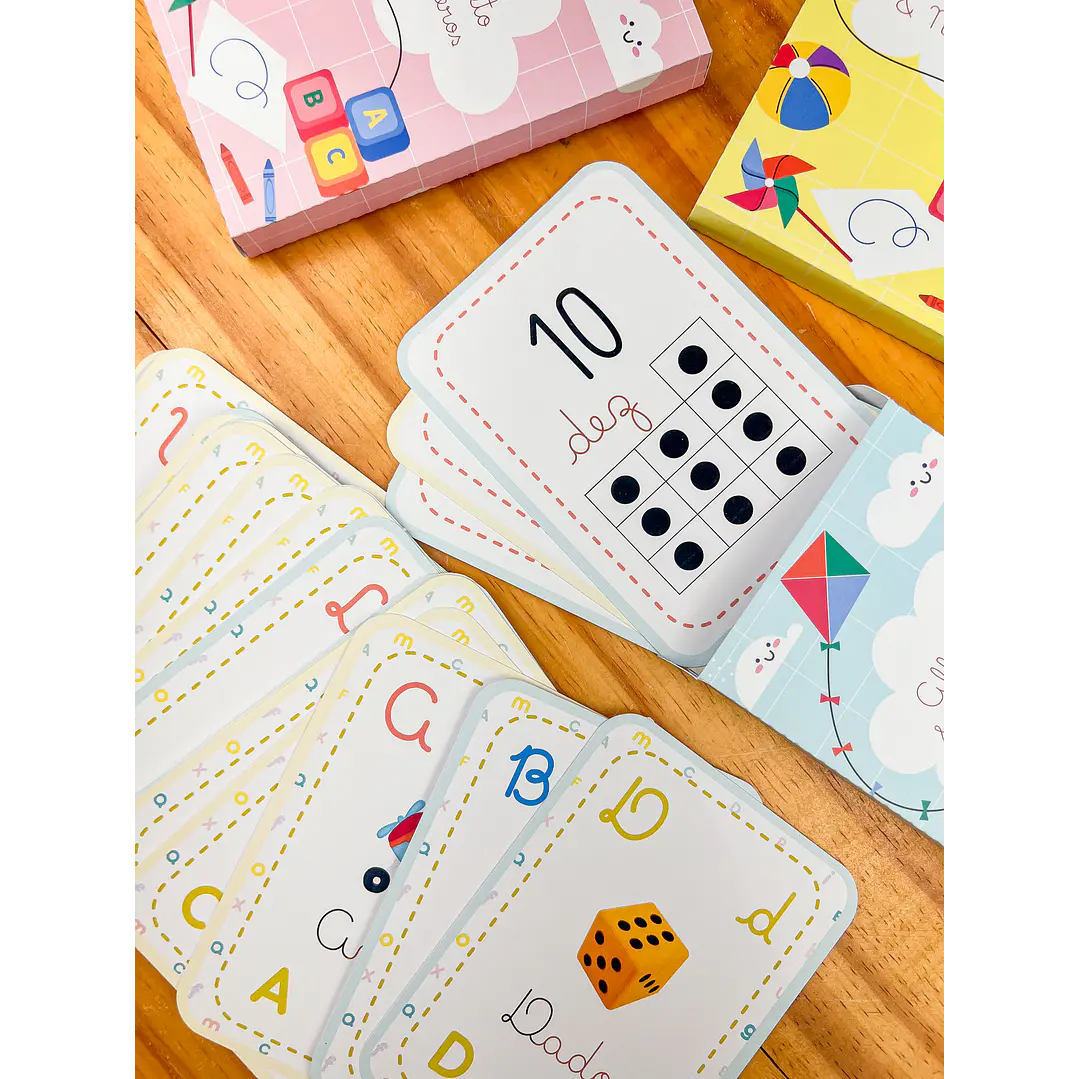 Arquivo para Card Letras e Numeros em Pdf 4