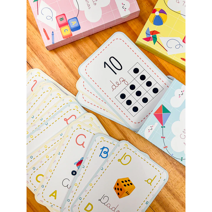Arquivo para Card Letras e Numeros em Pdf 4