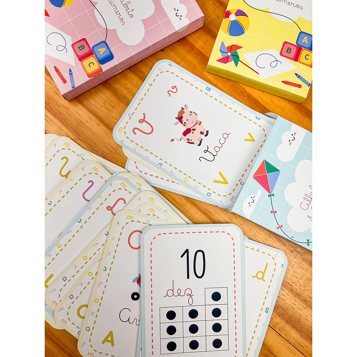 Arquivo para Card Letras e Numeros em Pdf 5
