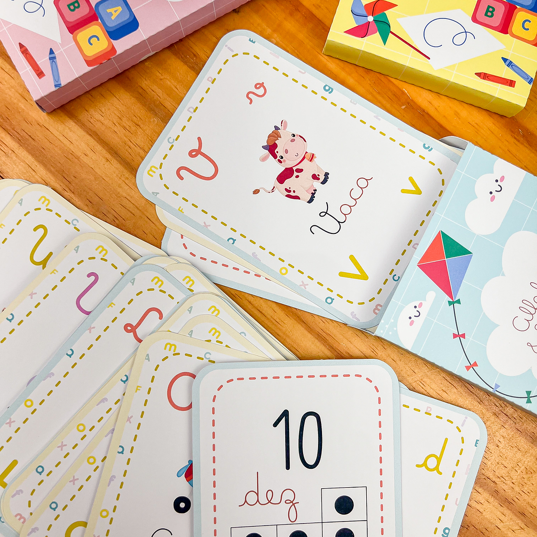 Arquivo para Card Letras e Numeros em Pdf 5