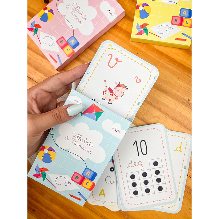 Arquivo para Card Letras e Numeros em Pdf 6